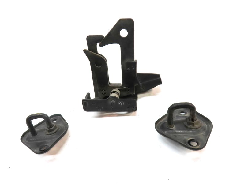 Thumbnail 2: 2012 MERCEDES E350 (W212) FRONT HOOD LID SAFETY HOOK CATCH LATCH RELEASE SET/3