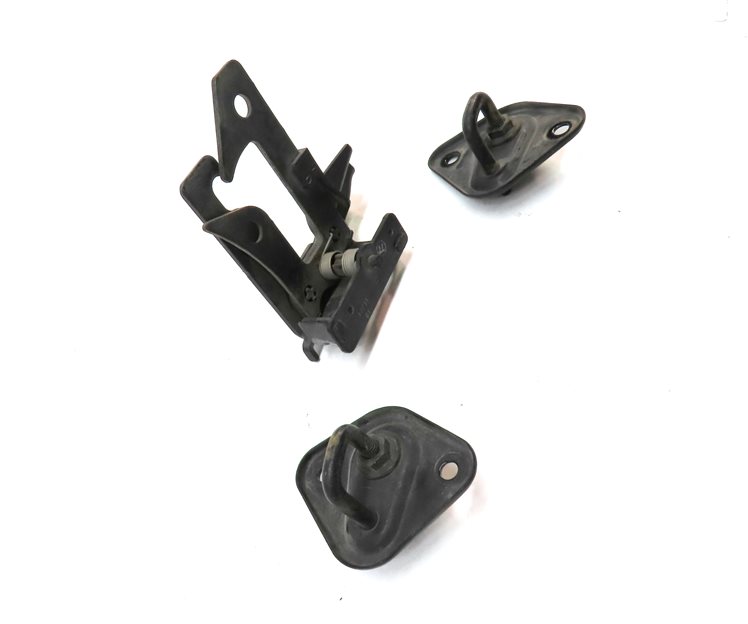 Thumbnail 3: 2012 MERCEDES E350 (W212) FRONT HOOD LID SAFETY HOOK CATCH LATCH RELEASE SET/3