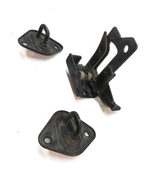 Thumbnail 4: 2012 MERCEDES E350 (W212) FRONT HOOD LID SAFETY HOOK CATCH LATCH RELEASE SET/3
