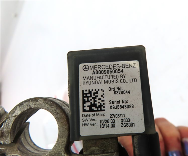 Thumbnail 6: 2012 MERCEDES E350 (W212) 3.5L (276.952) NEGATIVE BATTERY TERMINAL WIRE CABLE