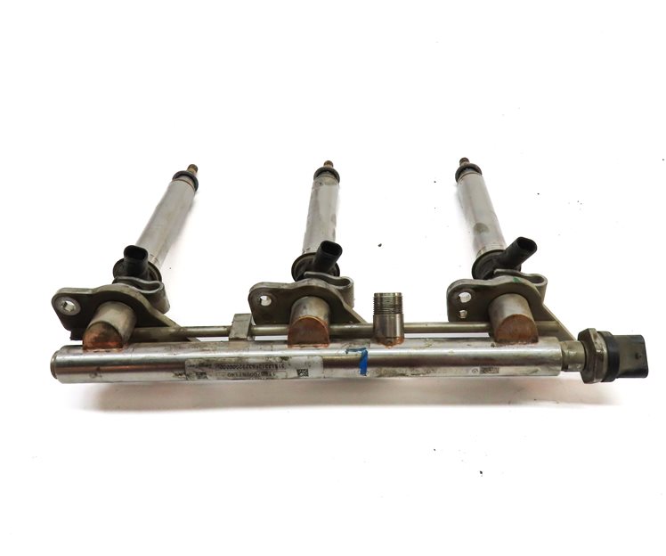 Thumbnail 5: 2012 MERCEDES E350 (W212) 3.5L (276.952) FUEL INJECTOR SET/6 w/ FUEL RAILS