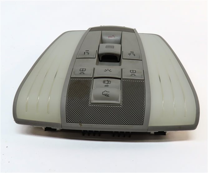 Thumbnail 4: 2012 MERCEDES E350 (W212) FRONT INTERIOR DOME LIGHT LAMP w/ SWITCH (Gray)