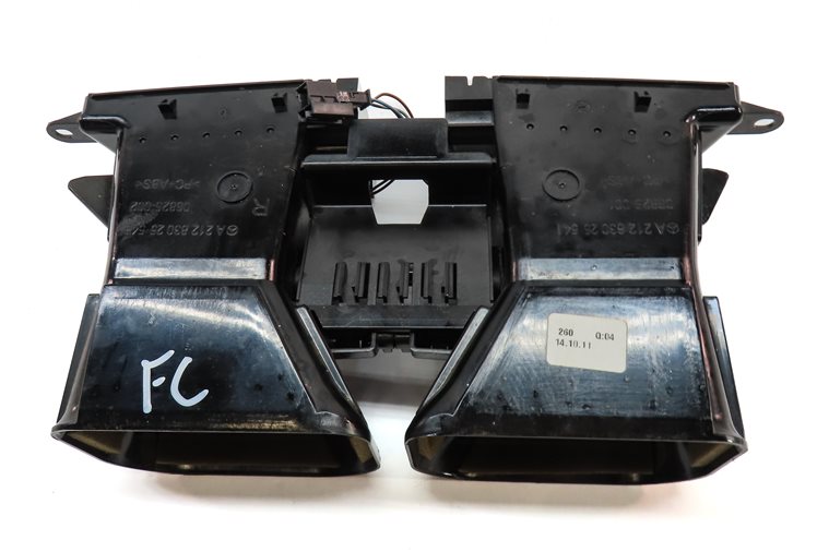 Thumbnail 8: 2012 MERCEDES E350 (W212) FRONT CENTER DASH HEAT AIR AC HVAC DUAL VENT (Black)