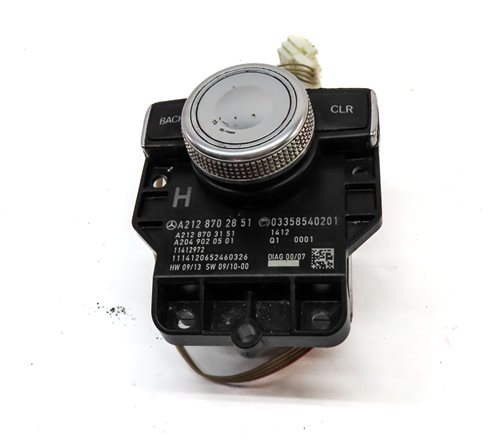 Thumbnail 2: 2012 MERCEDES E300 E350 E550 (W212) RADIO GPS NAVIGATION COMMAND CONTROL KNOB