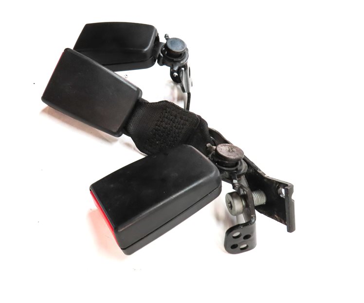 Thumbnail 4: 12 MERCEDES E350 W212 REAR LEFT CENTER RIGHT SEAT SEATBELT BUCKLE RECEIVER SET/3