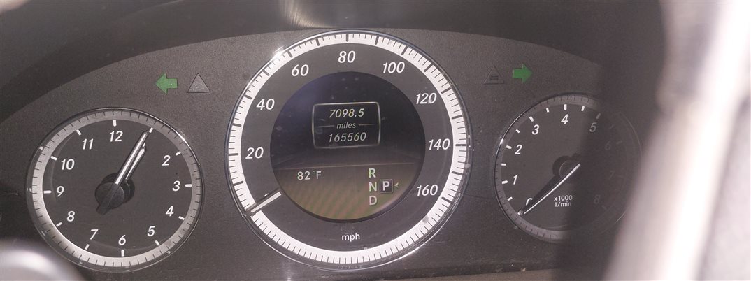 Thumbnail 2: 12 MERCEDES E350 E550 SEDAN WAGON W212 GAS SPEEDOMETER INSTRUMENT CLUSTER (165k)