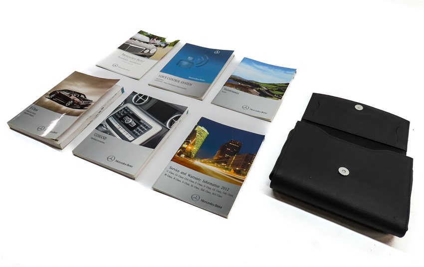 2012 MERCEDES E350 (W212) 3.5L (276.952) OWNERS MANUAL BOOKLET SET/7 w/ CASE