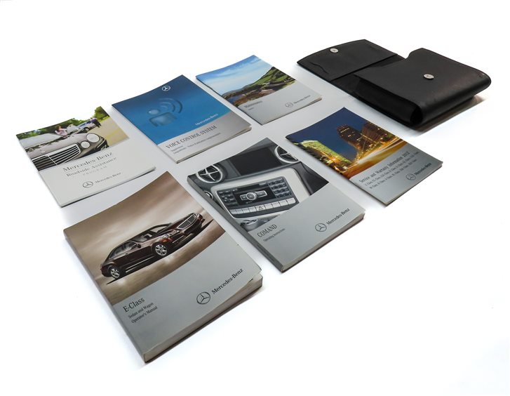 Thumbnail 3: 2012 MERCEDES E350 (W212) 3.5L (276.952) OWNERS MANUAL BOOKLET SET/7 w/ CASE