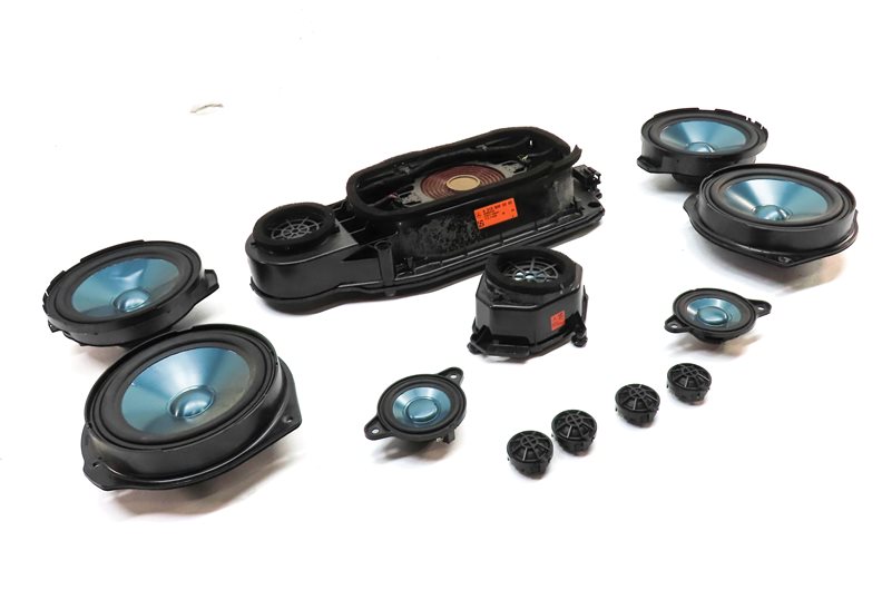 Thumbnail 3: 12 MERCEDES E350 (W212) RADIO STEREO AUDIO LOGIC 7 SOUND SYSTEM SPEAKER SET/ 12