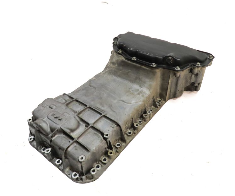 12-20 MERCEDES C E GLK CLS W204 W207 W212 3.5L M276 UPPER & LOWER ENGINE OIL PAN