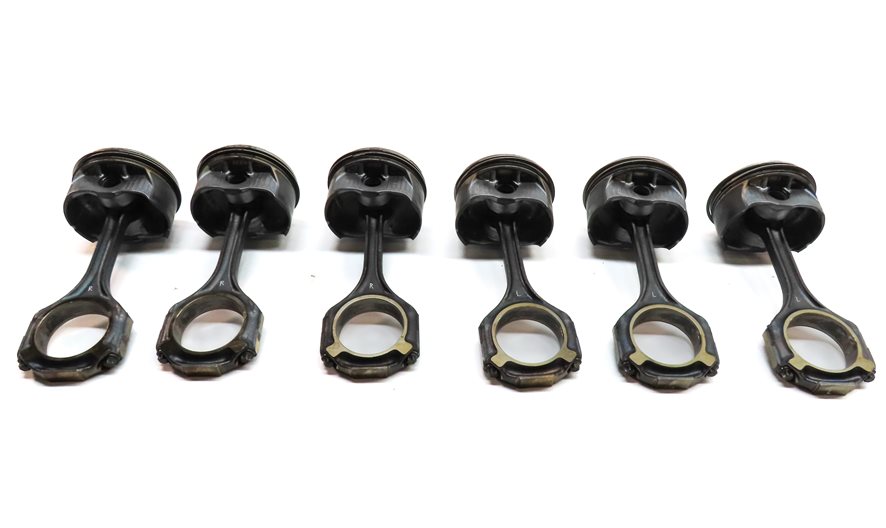 Thumbnail 6: 12-18 MERCEDES C E GLE GLK ML SLK (W212 W204 X204 W166 R172) 3.5L PISTON SET-6