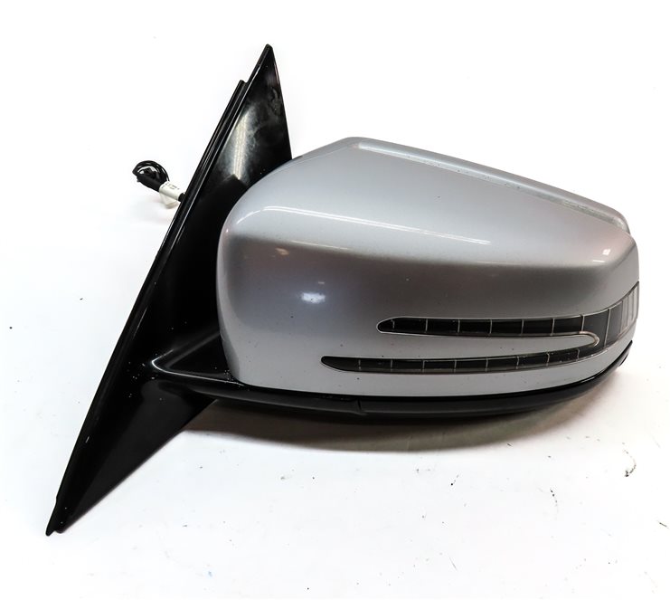 Thumbnail 6: 11-14 MERCEDES E300 E350 E550 W212 LEFT AUTODIM BLIND SPOT DOOR MIRROR (Silver)