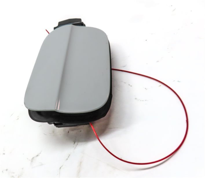 Thumbnail 3: 2010-2015 AUDI Q7 (4L) FUEL TANK DOOR LID COVER TRIM w/ HOUSING (White)