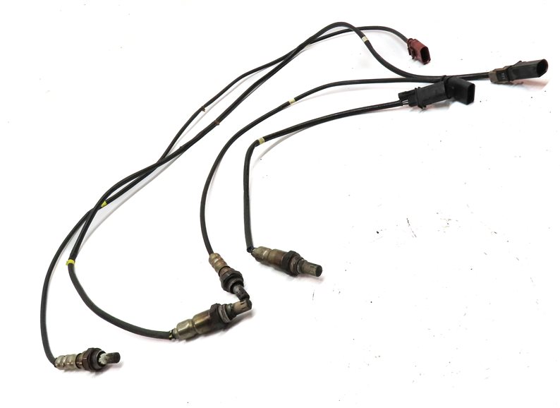 Thumbnail 3: 13 AUDI Q7 4L 3.0L SUPER (CTWB) ENGINE OXYGEN O2 LAMBDA PROBE WIRE SENSOR SET/4