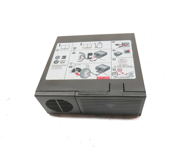Thumbnail 2: 2013 AUDI Q7 (4L) EMERGENCY ROADSIDE SPARE TIRE AIR COMPRESSOR PUMP