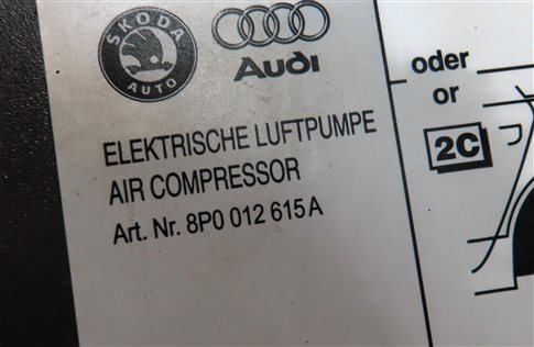 Thumbnail 9: 2013 AUDI Q7 (4L) EMERGENCY ROADSIDE SPARE TIRE AIR COMPRESSOR PUMP