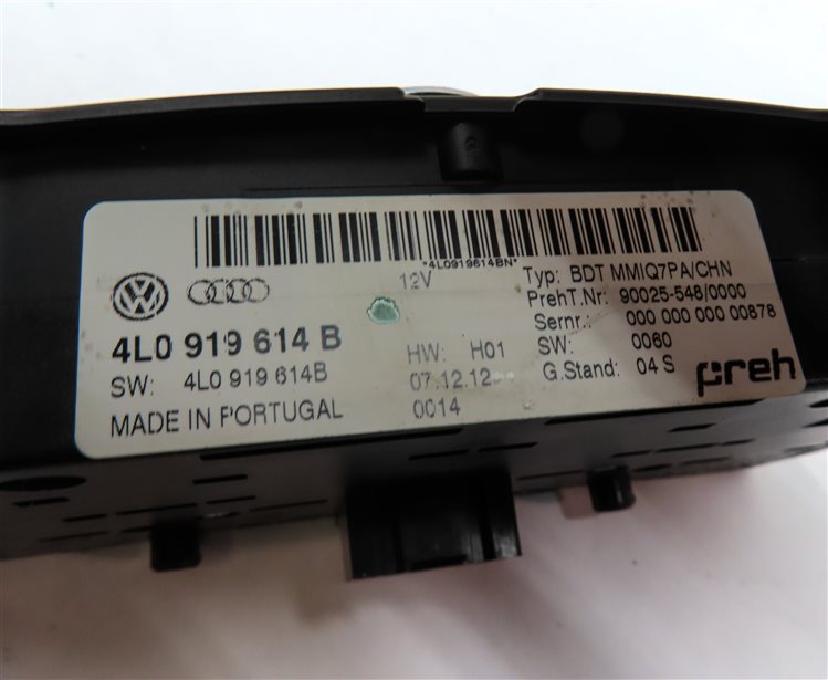 Thumbnail 8: 2012-2015 AUDI Q7 (4L) RADIO STEREO CENTER CONSOLE MMI MEDIA CONTROL PANEL