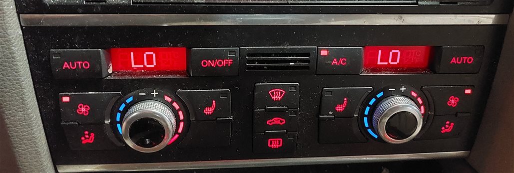 Thumbnail 2: 2013-2015 AUDI Q7 (4L) HEATER AC TEMPERATURE CLIMATE CONTROL PANEL (HEATED SEAT)