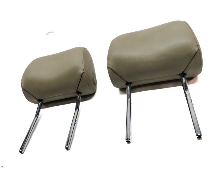 Thumbnail 2: 2008-2015 AUDI A6 S6 Q7 (C6 4L) FRONT LEFT & RIGHT SEAT HEADREST SET (Beige)