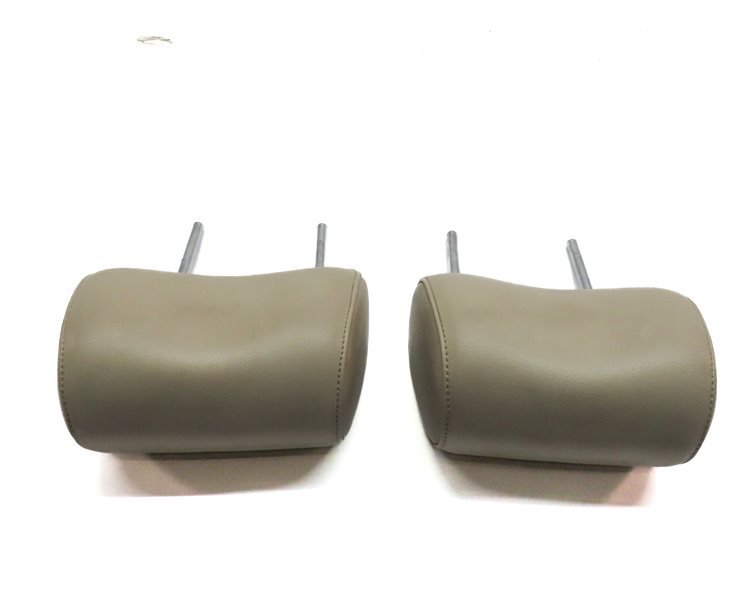 Thumbnail 6: 2008-2015 AUDI A6 S6 Q7 (C6 4L) FRONT LEFT & RIGHT SEAT HEADREST SET (Beige)