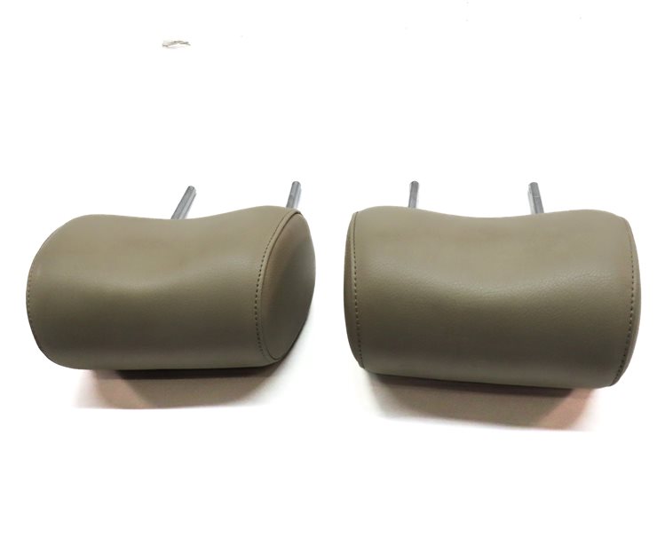 Thumbnail 8: 2008-2015 AUDI A6 S6 Q7 (C6 4L) FRONT LEFT & RIGHT SEAT HEADREST SET (Beige)
