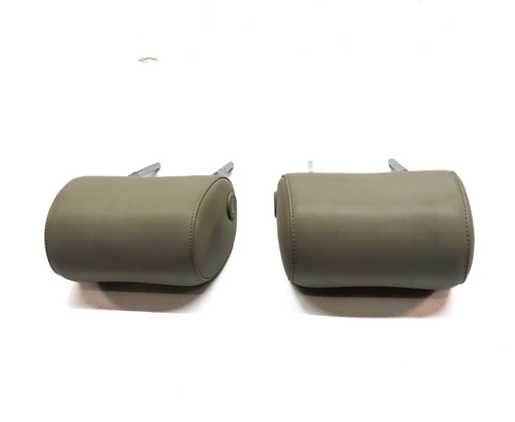 Thumbnail 9: 2008-2015 AUDI A6 S6 Q7 (C6 4L) FRONT LEFT & RIGHT SEAT HEADREST SET (Beige)