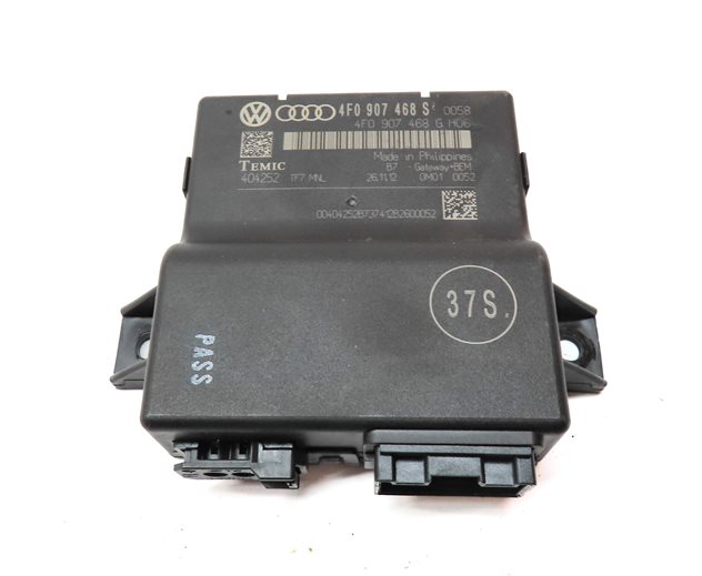 Thumbnail 11: 13-15 AUDI Q7 (4L) 3.0L CTWB SUPERCHARGED ENGINE BCM IMMOBILIZER MODULE KEY SET