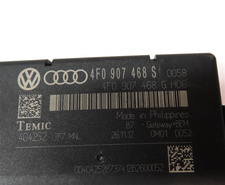 Thumbnail 18: 13-15 AUDI Q7 (4L) 3.0L CTWB SUPERCHARGED ENGINE BCM IMMOBILIZER MODULE KEY SET