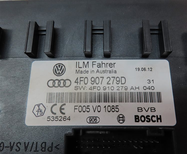 Thumbnail 20: 13-15 AUDI Q7 (4L) 3.0L CTWB SUPERCHARGED ENGINE BCM IMMOBILIZER MODULE KEY SET