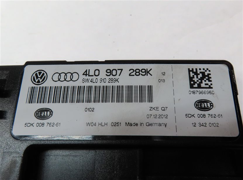 Thumbnail 21: 13-15 AUDI Q7 (4L) 3.0L CTWB SUPERCHARGED ENGINE BCM IMMOBILIZER MODULE KEY SET