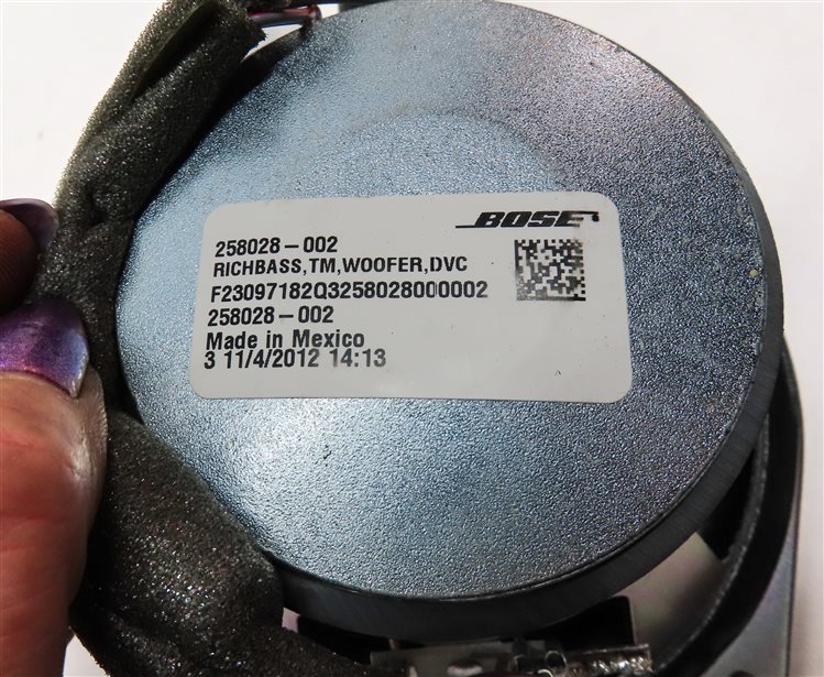 Thumbnail 10: 2013 AUDI Q7 (4L) RADIO STEREO BOSE AUDIO SOUND SYSTEM SPEAKER SET/9
