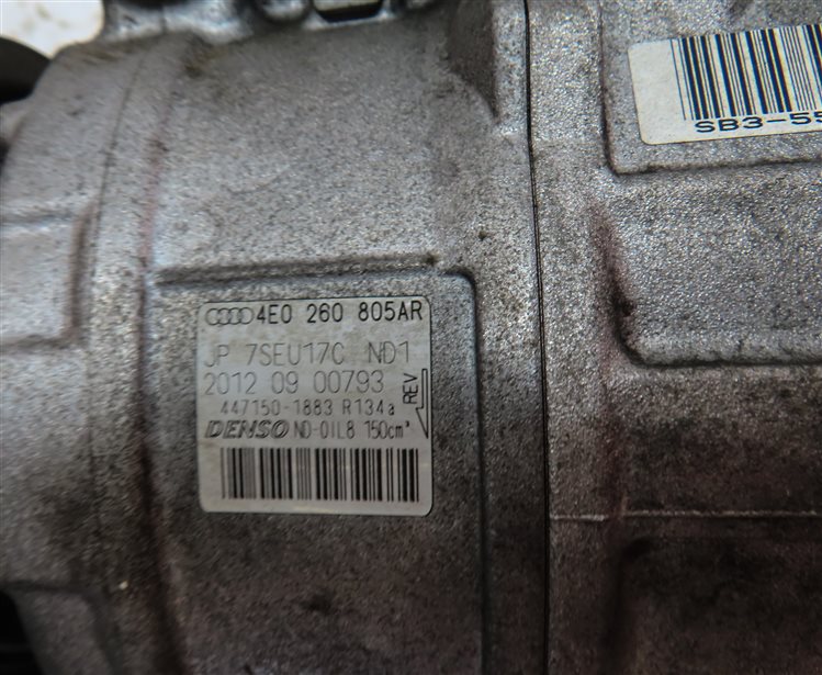 Thumbnail 8: 2011-2015 AUDI Q7 (4L) 3.0L SUPERCHARGED AIR CONDITIONING A/C COMPRESSOR PUMP