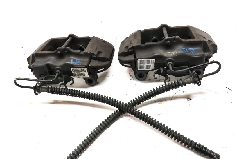 Thumbnail 5: 04-15 VW TOUAREG AUDI Q7 4L REAR LEFT & RIGHT ABS DISC BRAKE CALIPER SET2 BREMBO