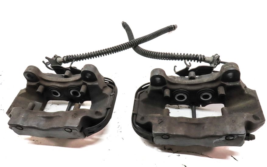 Thumbnail 6: 04-15 VW TOUAREG AUDI Q7 4L REAR LEFT & RIGHT ABS DISC BRAKE CALIPER SET2 BREMBO