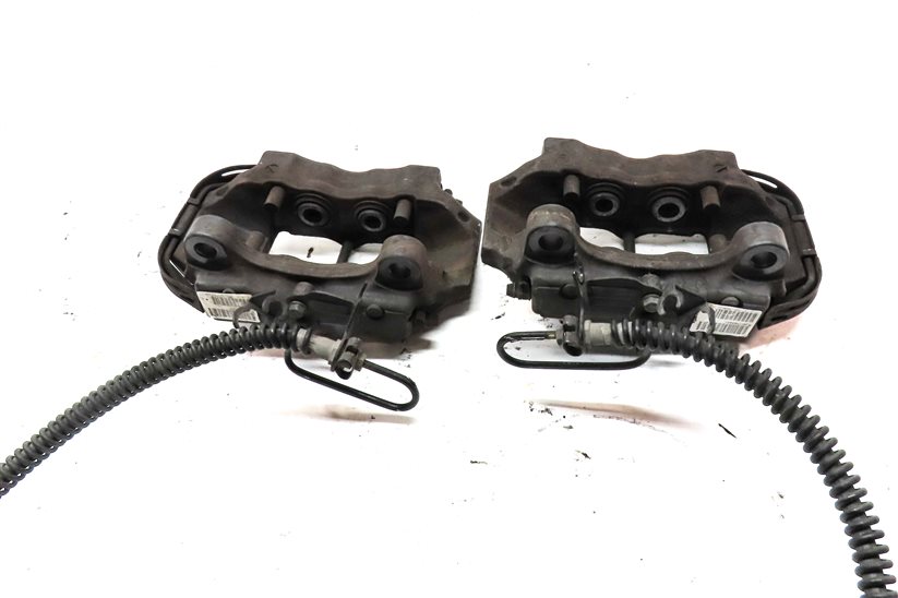 Thumbnail 7: 04-15 VW TOUAREG AUDI Q7 4L REAR LEFT & RIGHT ABS DISC BRAKE CALIPER SET2 BREMBO