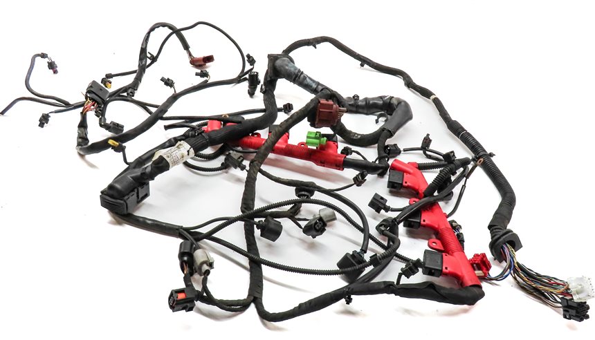2013 AUDI Q7 (4L) 3.0L SUPER (CTWB) ENGINE MOTOR WIRE WIRING HARNESS LOOM
