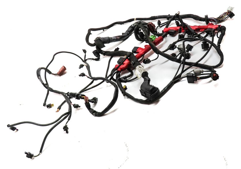Thumbnail 3: 2013 AUDI Q7 (4L) 3.0L SUPER (CTWB) ENGINE MOTOR WIRE WIRING HARNESS LOOM