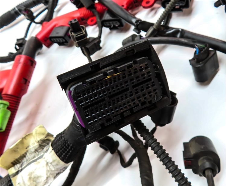 Thumbnail 6: 2013 AUDI Q7 (4L) 3.0L SUPER (CTWB) ENGINE MOTOR WIRE WIRING HARNESS LOOM