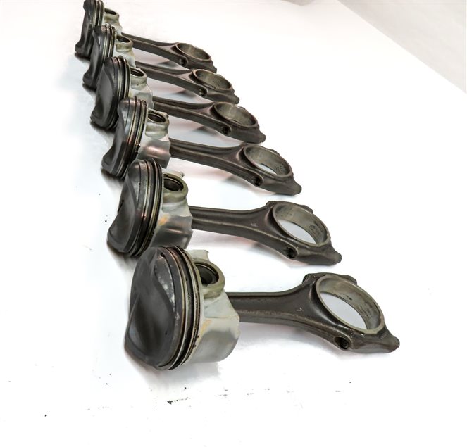 Thumbnail 5: 09-17 AUDI A6 A7 A8 Q5 Q7 S4 S6 Q5 TOUAREG 3.0L SUPERCHARGED ENGINE PISTON SET 6