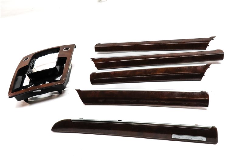 Thumbnail 3: 2013 AUDI Q7 (4L) INTERIOR CENTER CONSOLE DASH DOOR WOOD TRIM SET/6 (Walnut)