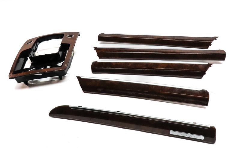 Thumbnail 4: 2013 AUDI Q7 (4L) INTERIOR CENTER CONSOLE DASH DOOR WOOD TRIM SET/6 (Walnut)