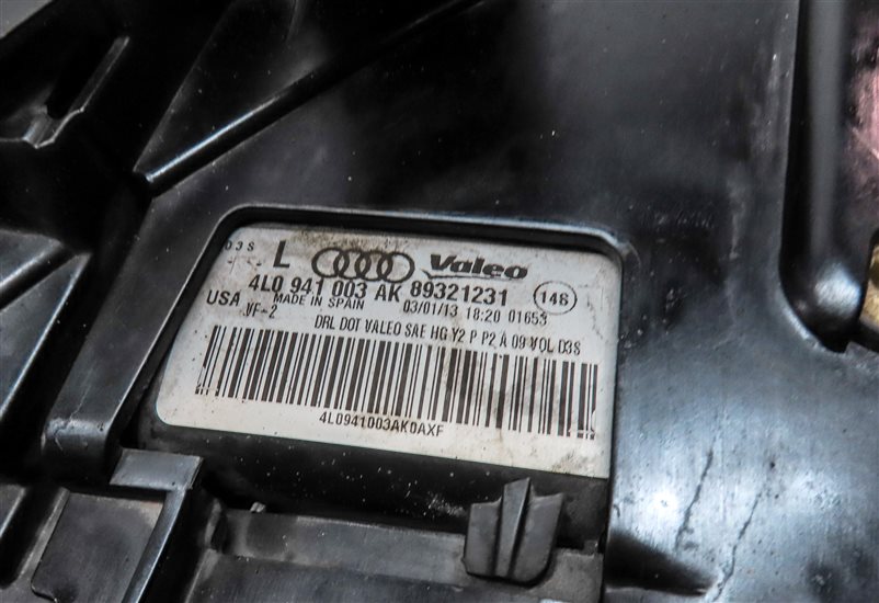 Thumbnail 8: 2010-2015 AUDI Q7 (4L) LEFT DRIVER XENON HID HEADLIGHT LIGHT LAMP (NON AFS)