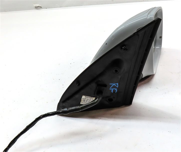 Thumbnail 4: 2013-2015 AUDI Q7 (4L) RIGHT PASSENGER P-FOLD BLIND SPOT DOOR MIRROR (White)