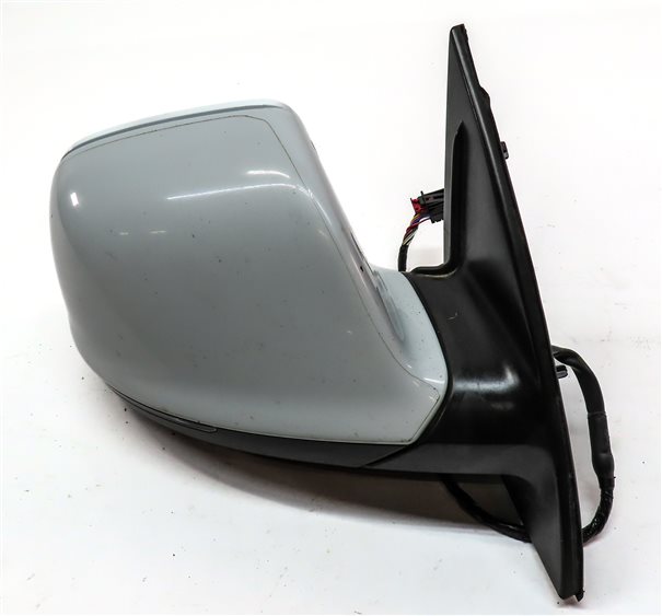 Thumbnail 5: 2013-2015 AUDI Q7 (4L) RIGHT PASSENGER P-FOLD BLIND SPOT DOOR MIRROR (White)