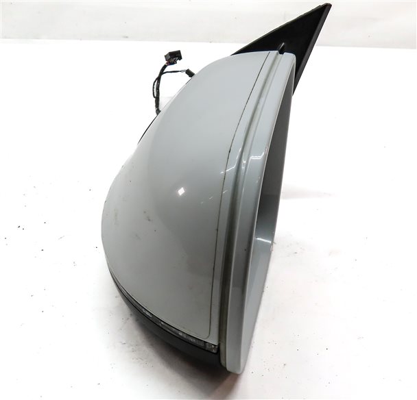 Thumbnail 5: 2013-2015 AUDI Q7 (4L) LEFT DRIVER P-FOLD BLIND SPOT DOOR MIRROR (White)