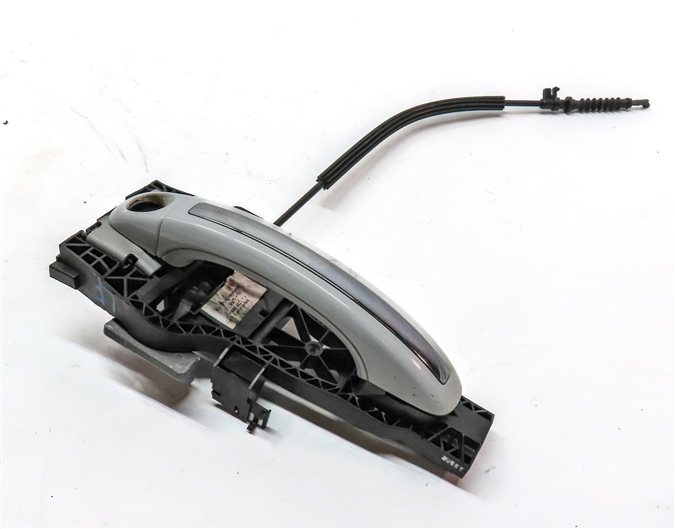 2007-2015 AUDI Q7 (4L) FRONT LEFT DRIVER KEYLESS ENTRY DOOR HANDLE (White)