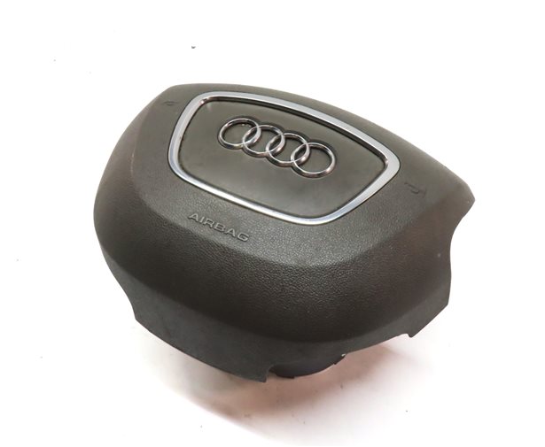 2011-2015 AUDI Q7 (4L) LEFT DRIVER STEERING WHEEL SRS AIRBAG AIR BAG (BLACK)
