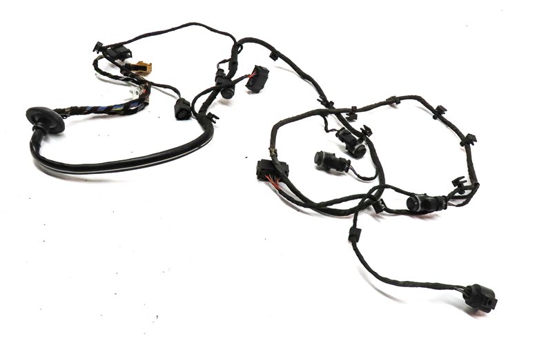16 AUDI Q5 B8 8R REAR PARK ASSIST PDC DISTANCE CONTROL WIRE SENSOR SET/4 (Blue)