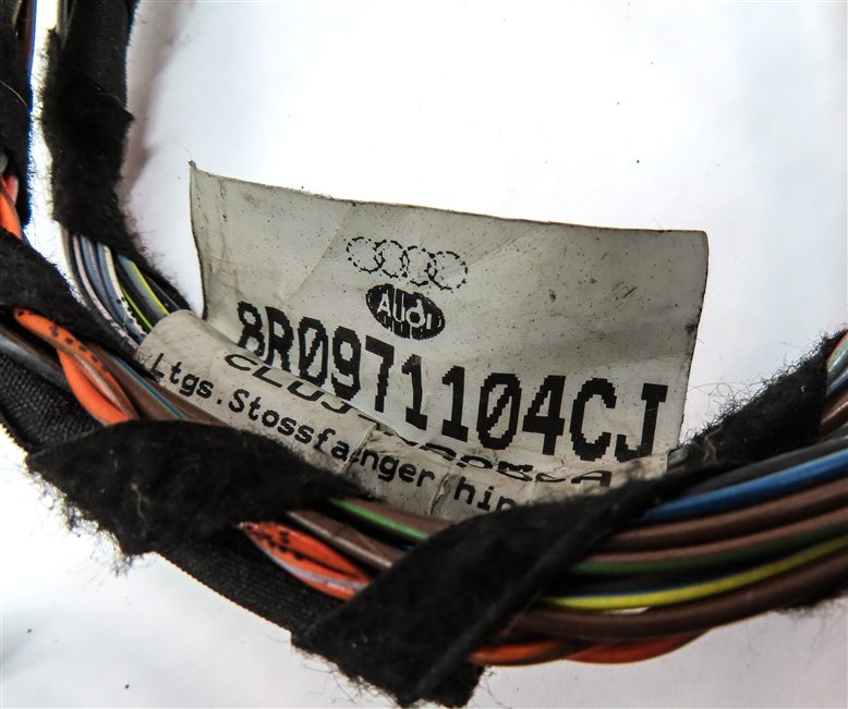 Thumbnail 5: 16 AUDI Q5 B8 8R REAR PARK ASSIST PDC DISTANCE CONTROL WIRE SENSOR SET/4 (Blue)