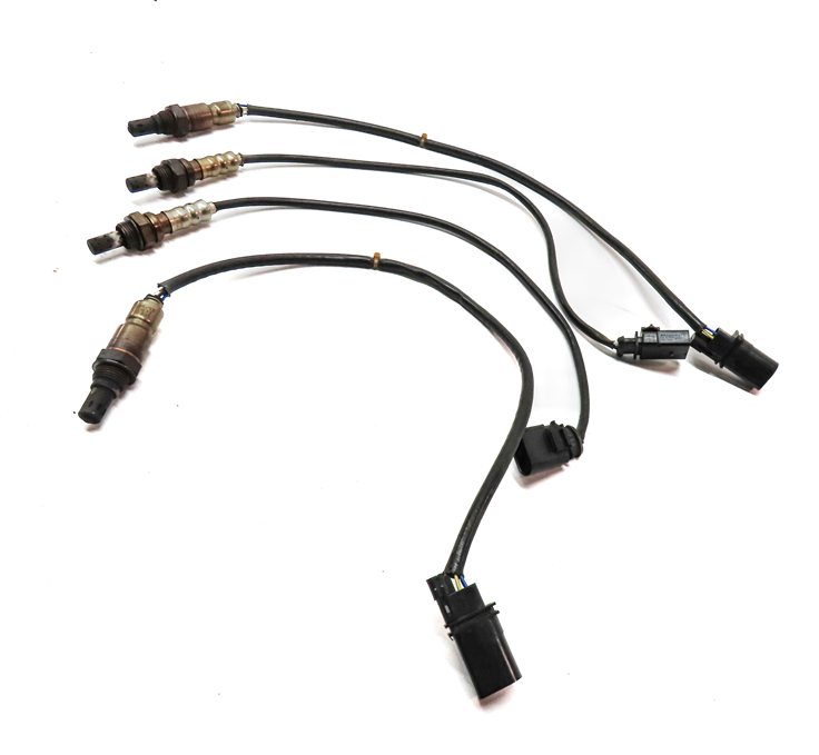 2016 AUDI Q5 (B8 8R) 3.0L (CTUC) ENGINE OXYGEN O2 LAMBDA PROBE WIRE SENSOR SET/4